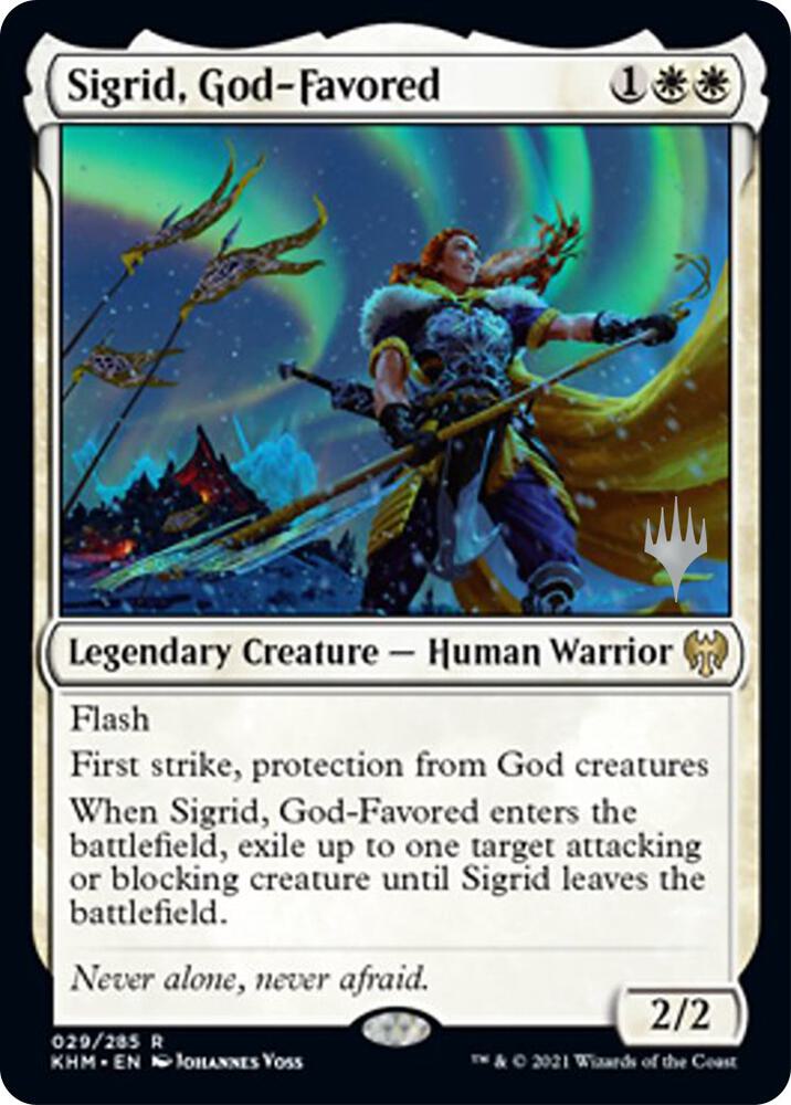 Sigrid, God-Favored (Promo Pack) [Kaldheim Promos]