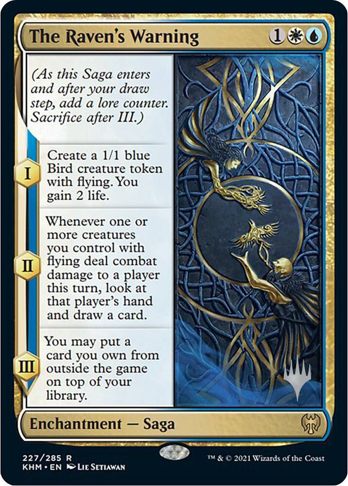 The Raven's Warning (Promo Pack) [Kaldheim Promos]