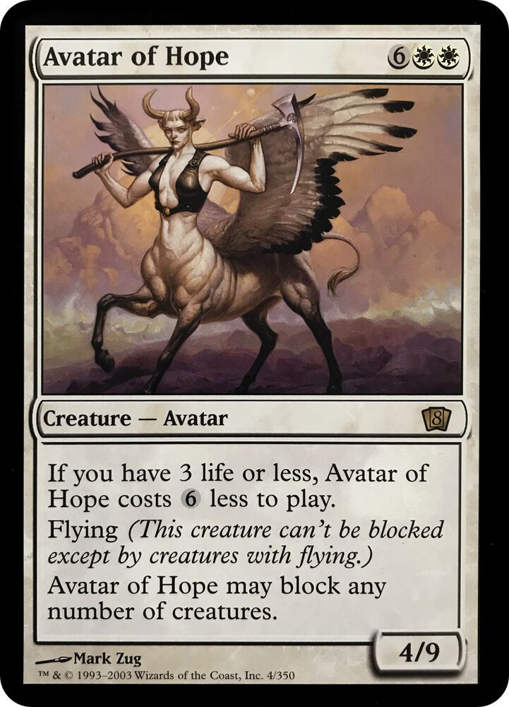 Avatar of Hope (Oversized) [Eighth Edition Box Topper]