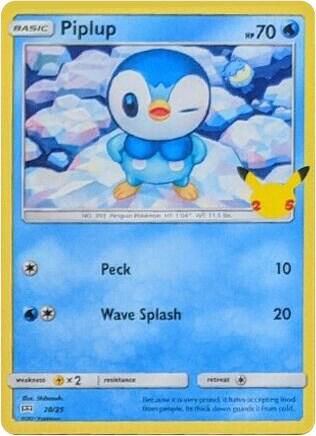 Piplup (20/25) [McDonald's 25th Anniversary]