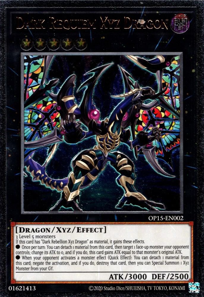 Dark Requiem Xyz Dragon [OP15-EN002] Ultimate Rare