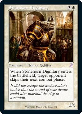Stonehorn Dignitary (Timeshifted) [Time Spiral Remastered]