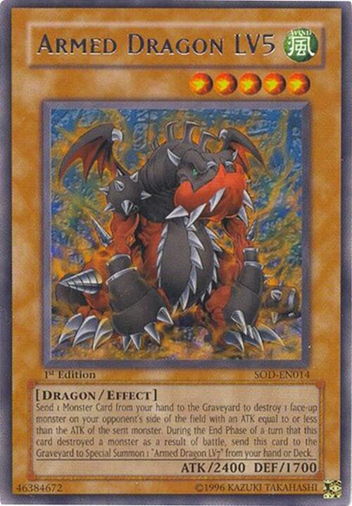 Armed Dragon LV5 [SOD-EN014] Rare