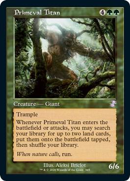 Primeval Titan (Timeshifted) [Time Spiral Remastered]