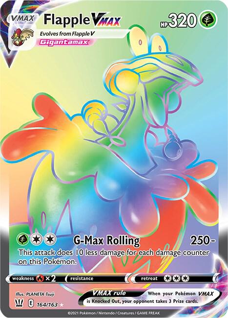 Flapple VMAX (164/163) [Sword & Shield: Battle Styles]