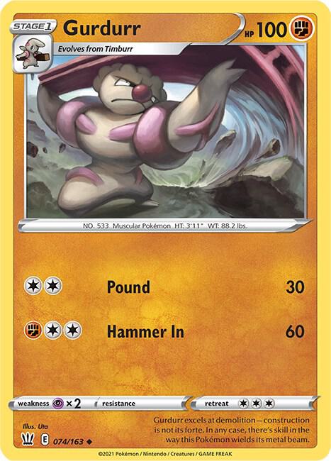 Gurdurr (074/163) [Sword & Shield: Battle Styles]