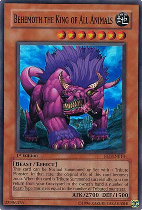 Behemoth the King of All Animals [FET-EN014] Super Rare