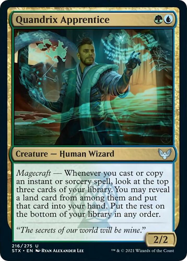 Quandrix Apprentice [Strixhaven: School of Mages]