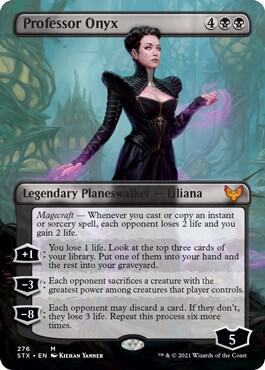 Professor Onyx (Borderless) [Strixhaven: School of Mages]