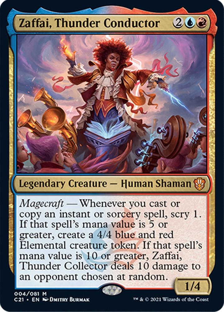 Zaffai, Thunder Conductor [Commander 2021]