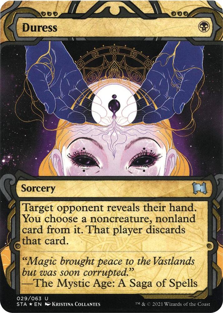 Duress (Foil Etched) [Strixhaven: School of Mages Mystical Archive]