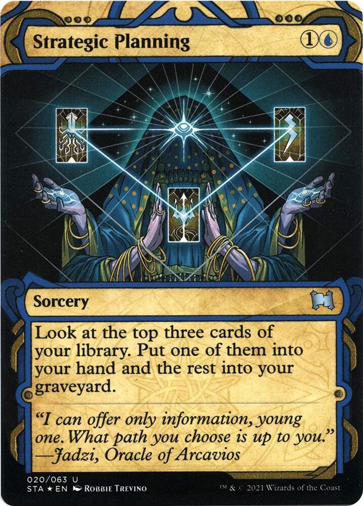 Strategic Planning (Foil Etched) [Strixhaven: School of Mages Mystical Archive]