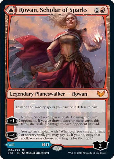 Rowan, Scholar of Sparks // Will, Scholar of Frost [Strixhaven: School of Mages]