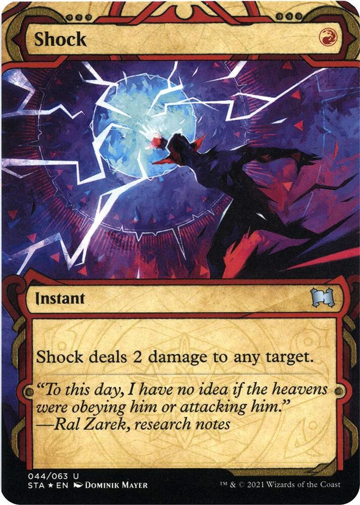 Shock (Foil Etched) [Strixhaven: Mystical Archive]