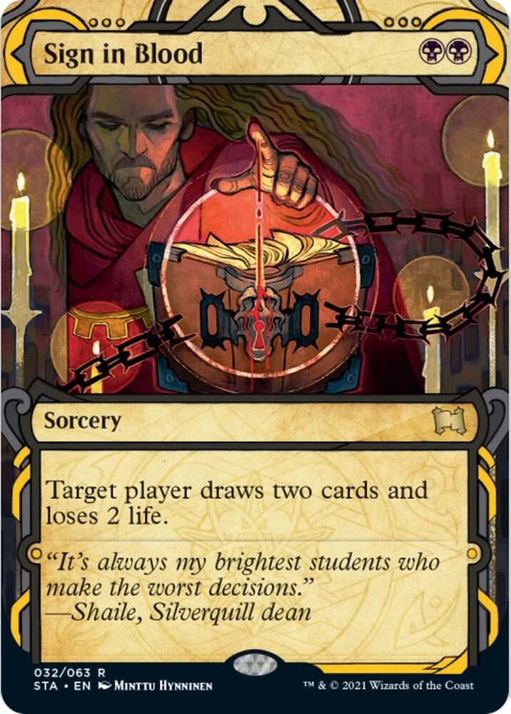 Sign in Blood [Strixhaven: Mystical Archive]