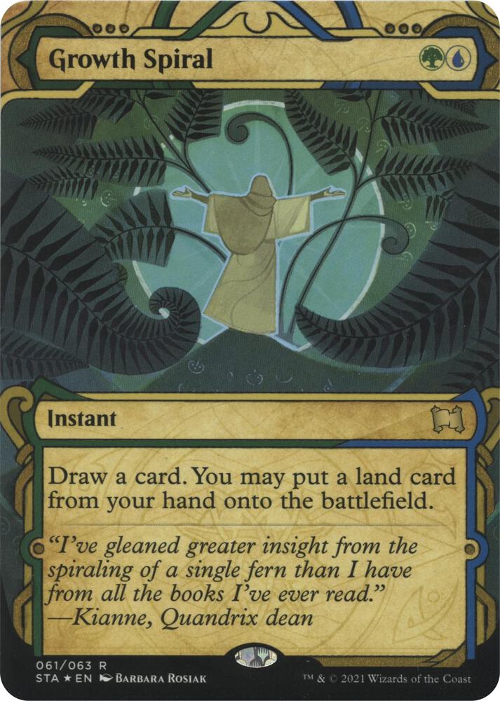 Growth Spiral (Foil Etched) [Strixhaven: Mystical Archive]