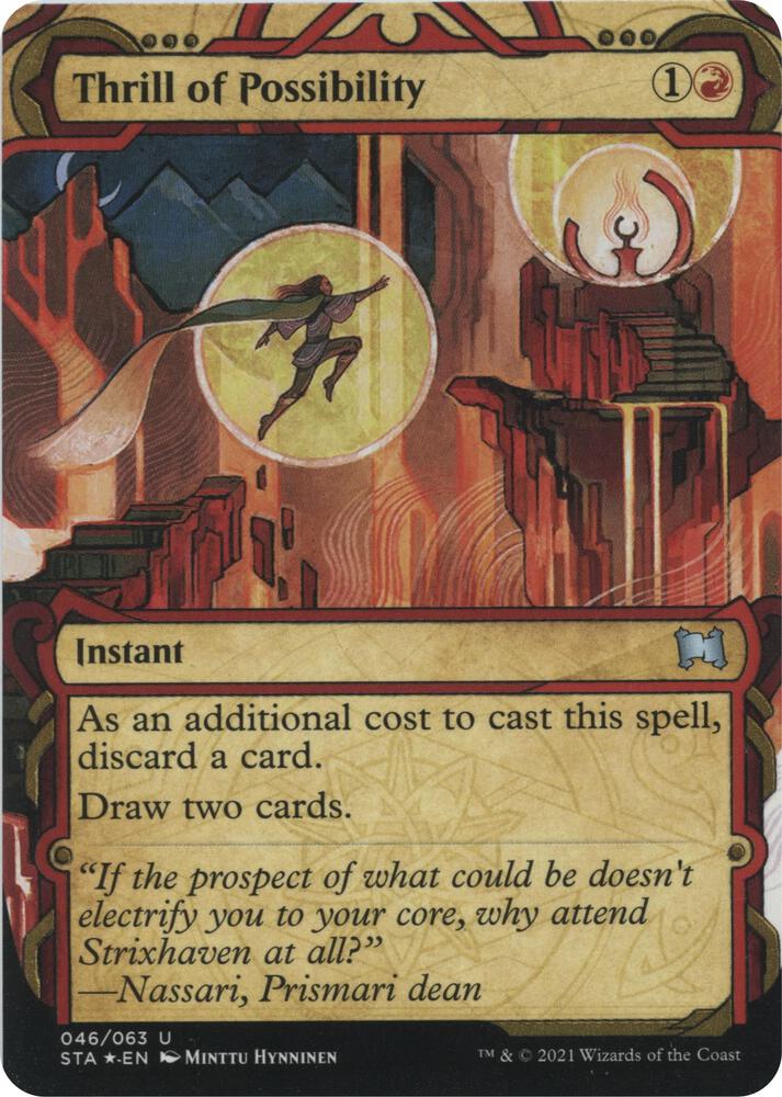 Thrill of Possibility (Foil Etched) [Strixhaven: Mystical Archive]