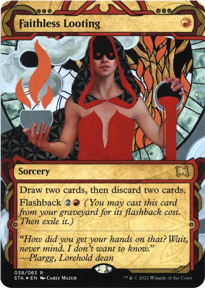 Faithless Looting (Foil Etched) [Strixhaven: Mystical Archive]