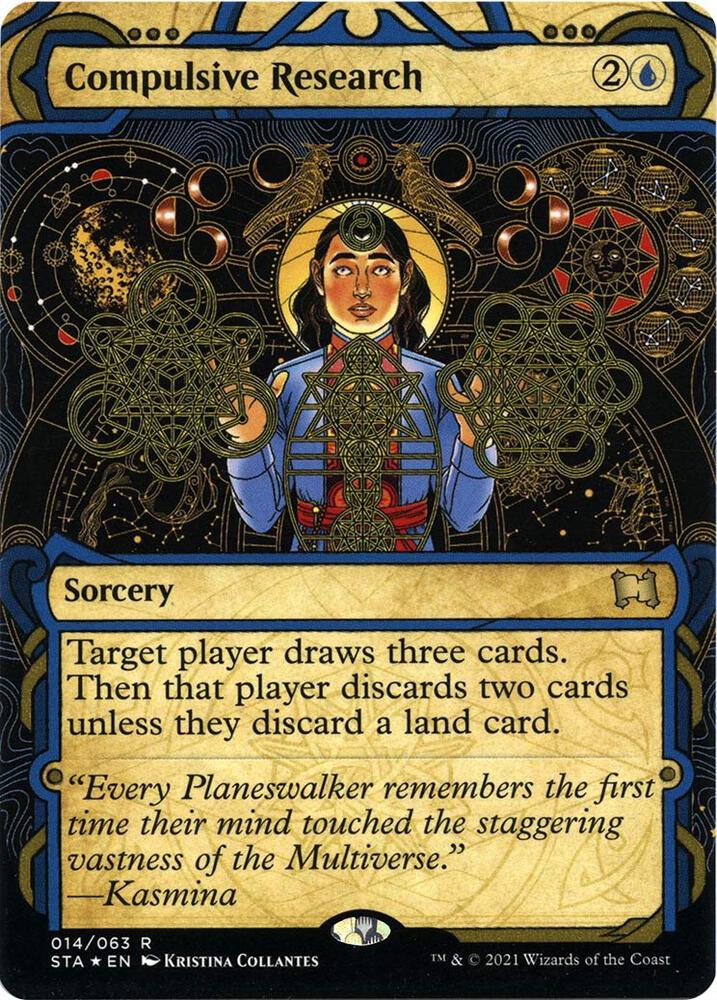 Compulsive Research (Foil Etched) [Strixhaven: Mystical Archive]