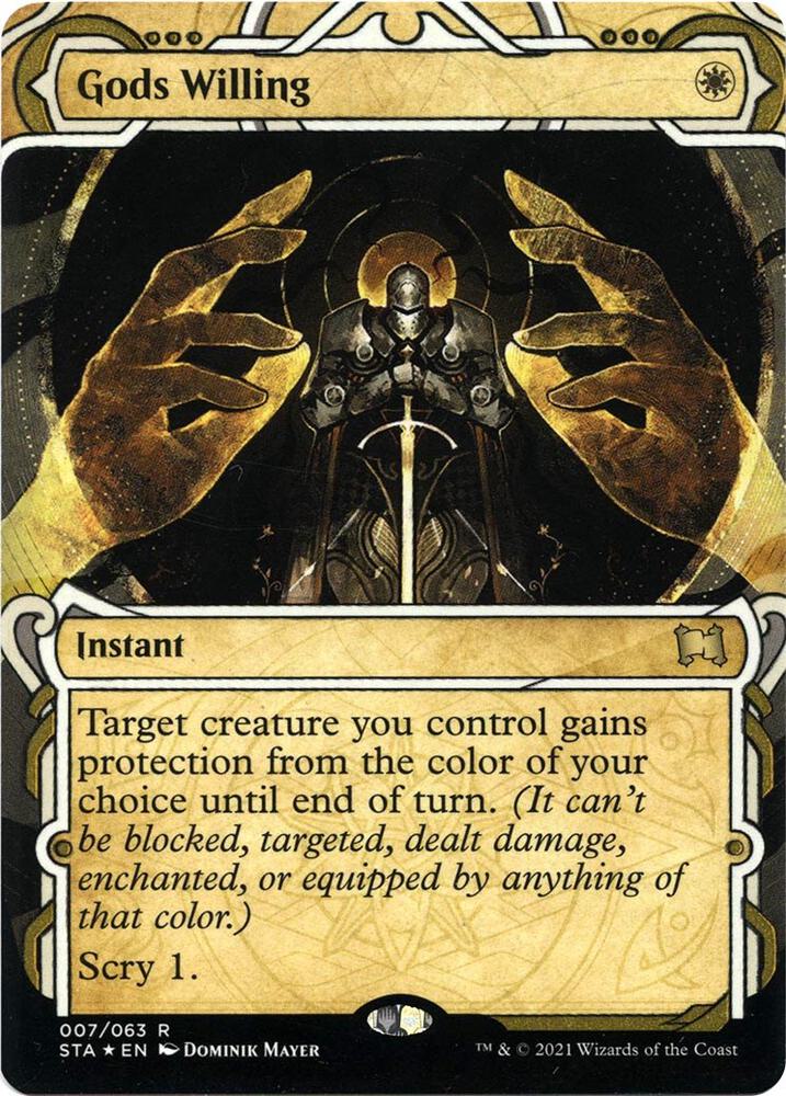 Gods Willing (Foil Etched) [Strixhaven: Mystical Archive]