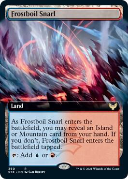 Frostboil Snarl (Extended Art) [Strixhaven: School of Mages]