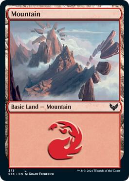 Mountain (373) [Strixhaven: School of Mages]