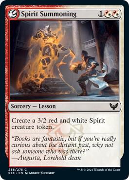 Spirit Summoning [Strixhaven: School of Mages]