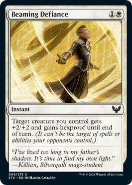 Beaming Defiance [Strixhaven: School of Mages]