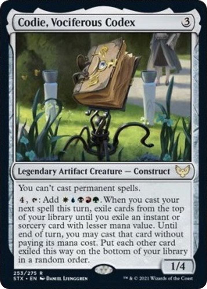 Codie, Vociferous Codex [Strixhaven: School of Mages]