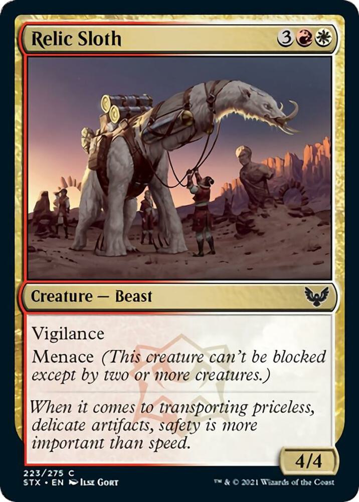 Relic Sloth [Strixhaven: School of Mages]