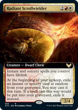 Radiant Scrollwielder (Extended Art) [Strixhaven: School of Mages]