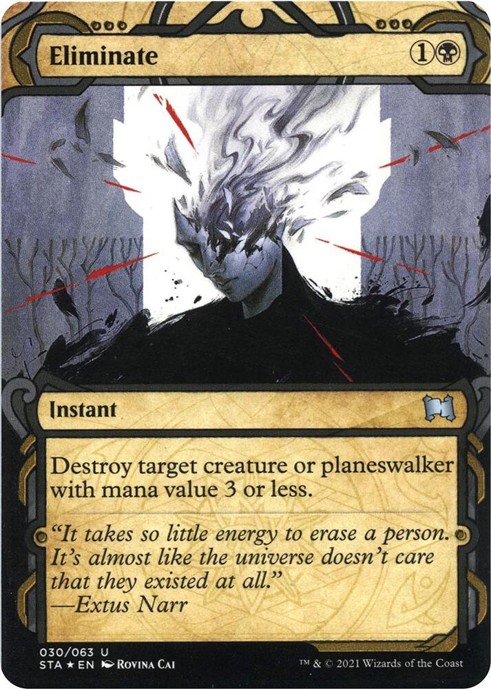 Eliminate (Foil Etched) [Strixhaven: Mystical Archive]