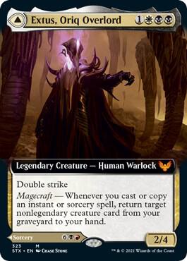 Extus, Oriq Overlord // Awaken the Blood Avatar (Extended Art) [Strixhaven: School of Mages]