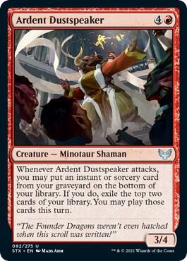 Ardent Dustspeaker [Strixhaven: School of Mages]