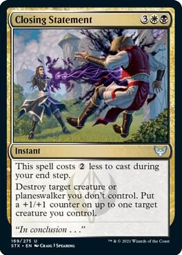 Closing Statement [Strixhaven: School of Mages]