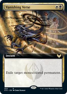 Vanishing Verse (Extended Art) [Strixhaven: School of Mages]
