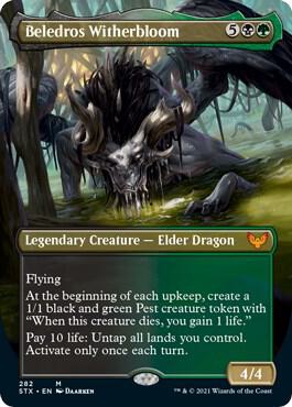 Beledros Witherbloom (Borderless Alternate Art) [Strixhaven: School of Mages]
