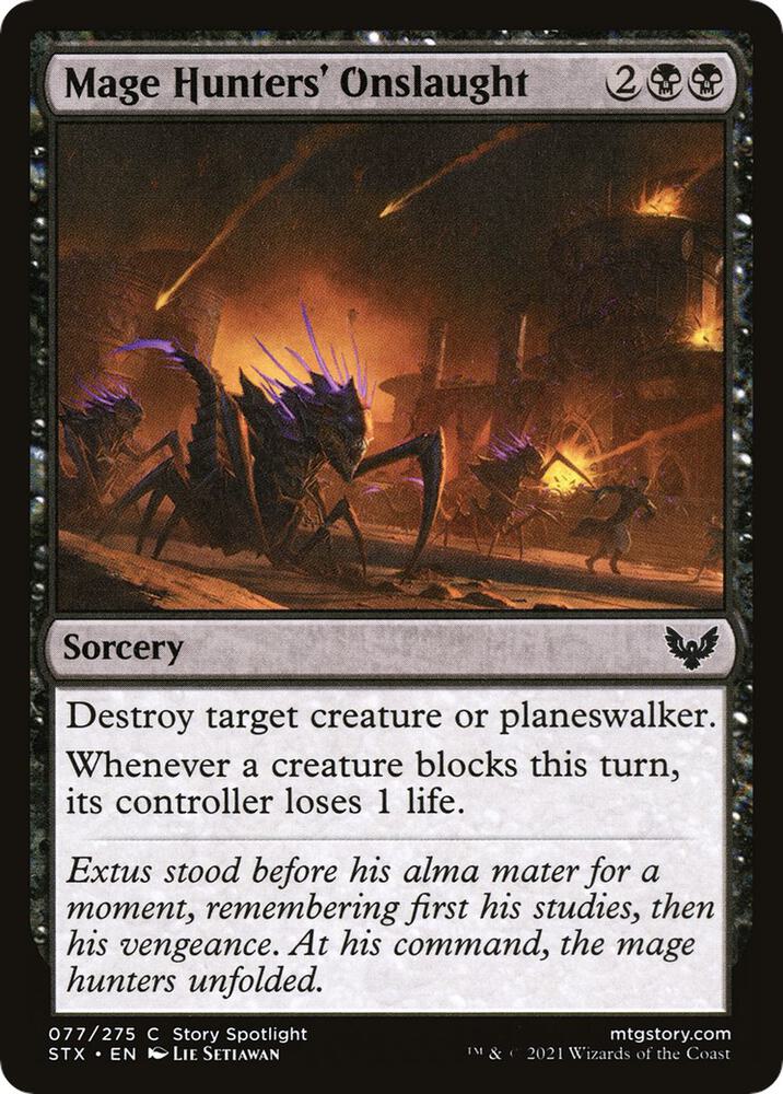 Mage Hunters' Onslaught [Strixhaven: School of Mages]