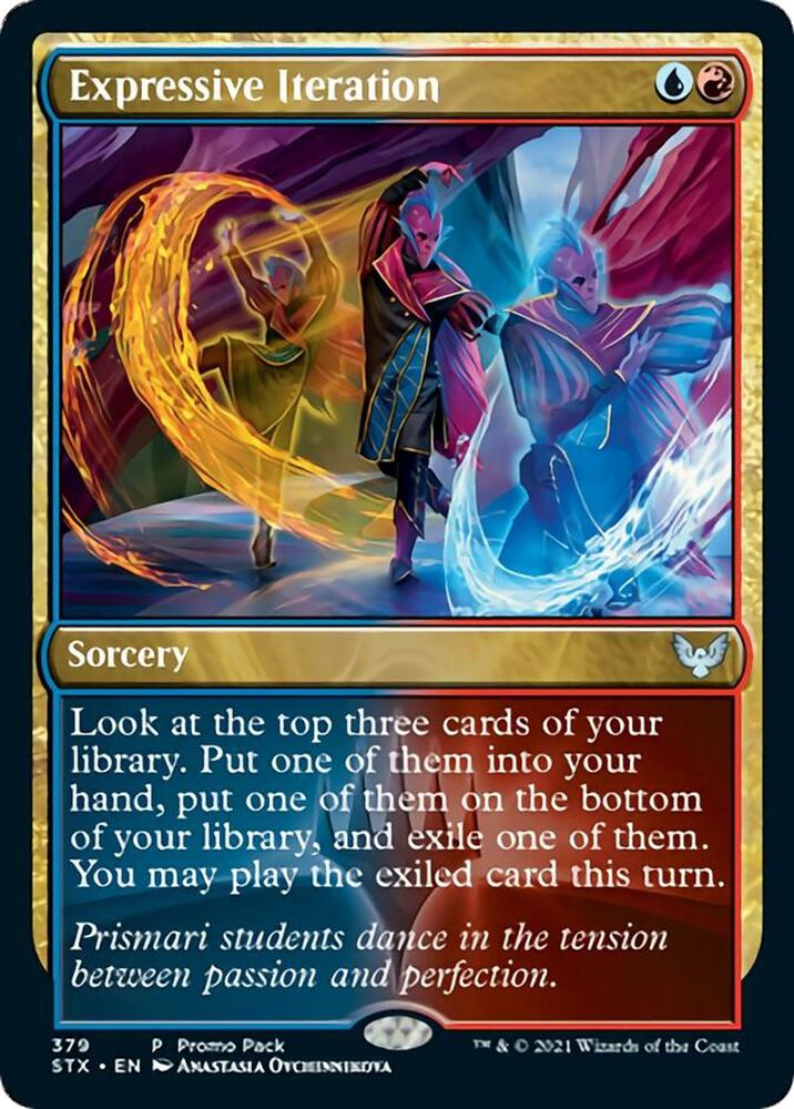 Expressive Iteration (Promo Pack) [Strixhaven: School of Mages Promos]