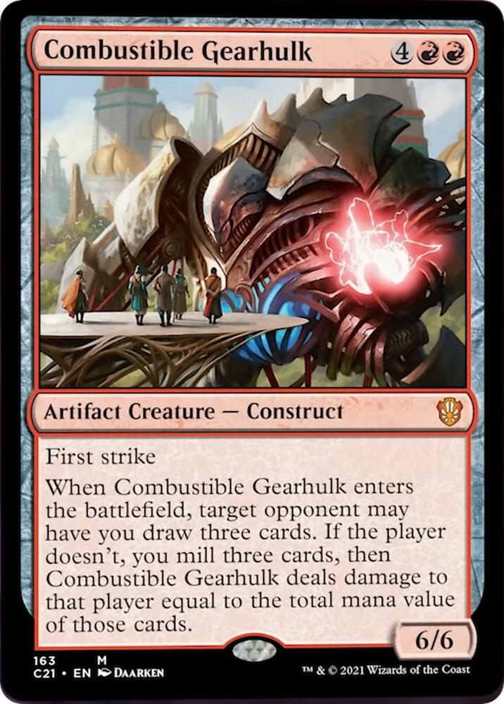 Combustible Gearhulk [Commander 2021]
