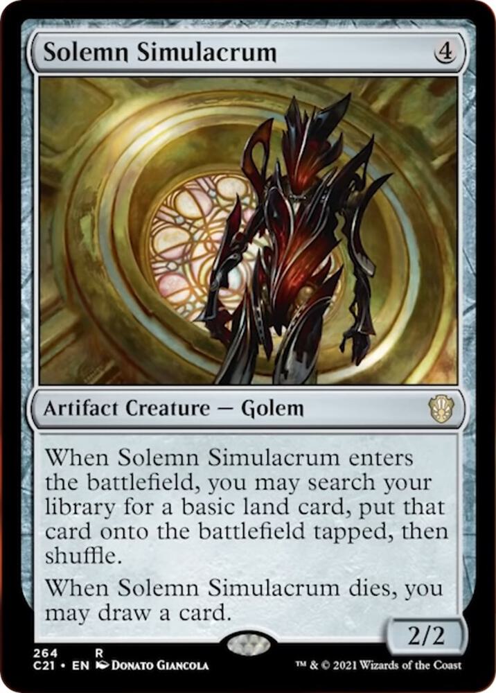 Solemn Simulacrum [Commander 2021]