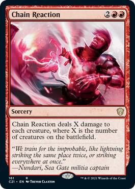 Chain Reaction [Commander 2021]