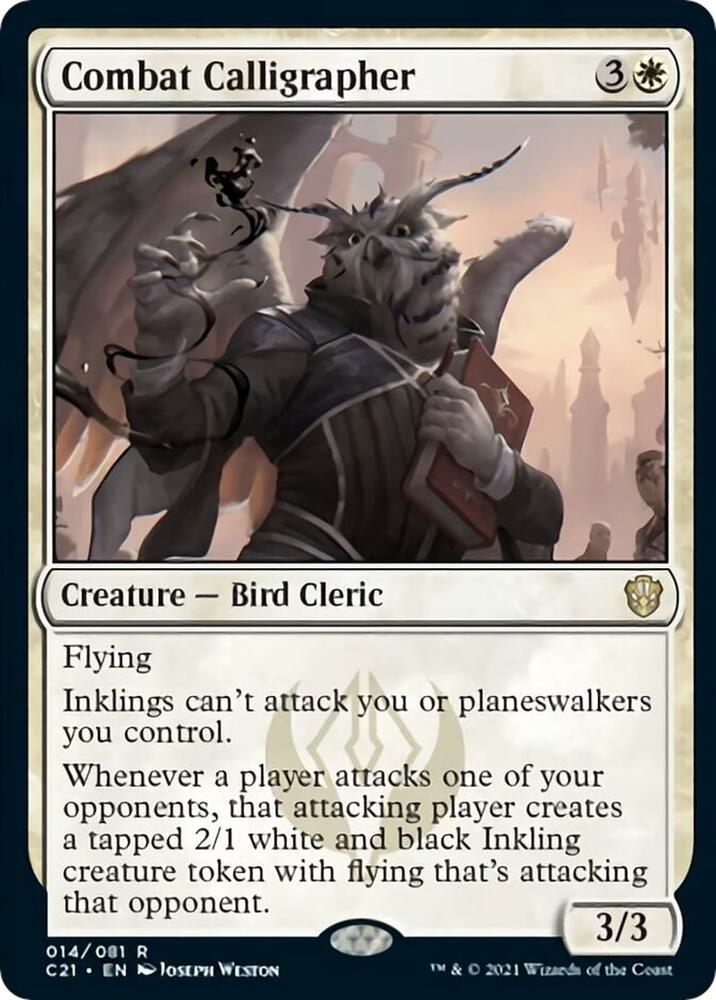 Combat Calligrapher [Commander 2021]