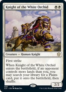 Knight of the White Orchid [Commander 2021]