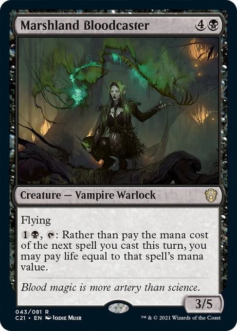 Marshland Bloodcaster [Commander 2021]