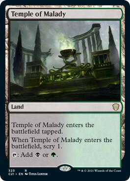 Temple of Malady [Commander 2021]