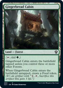 Gingerbread Cabin [Commander 2021]