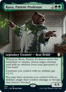 Ruxa, Patient Professor (Extended Art) [Commander 2021]