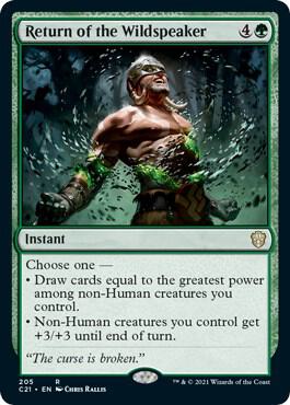 Return of the Wildspeaker [Commander 2021]