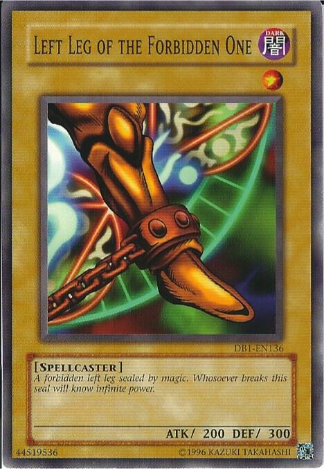 Left Leg of the Forbidden One [DB1-EN136] Common